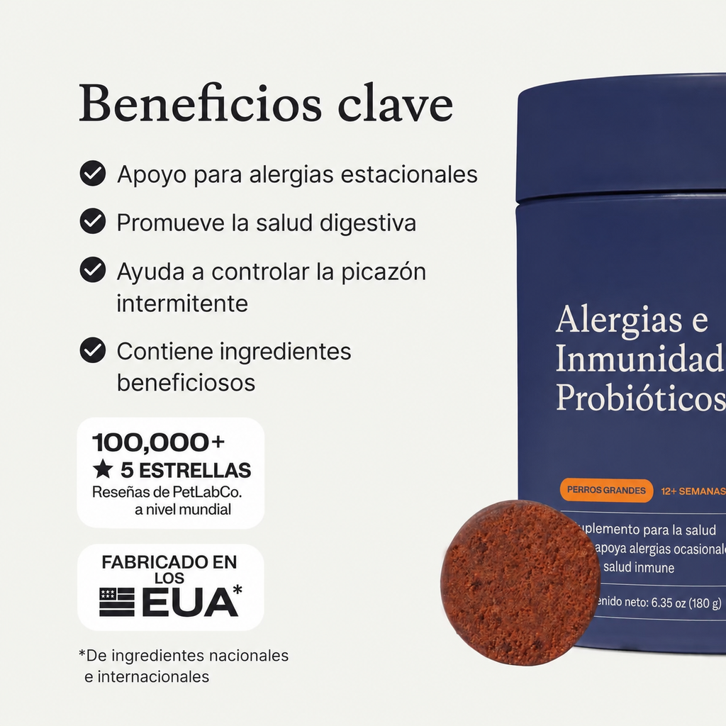 Probióticos para perro